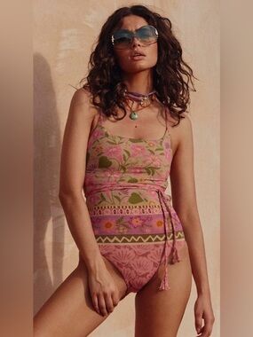 Spell Goldie Shimmer One Piece Size Small NWT
